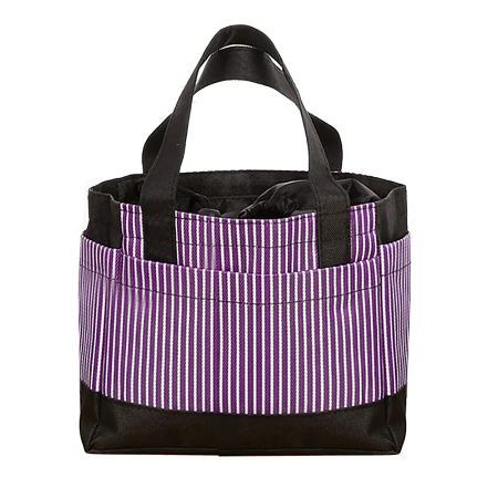 Modisches Bobbel Bag (04 Lila gestreift)